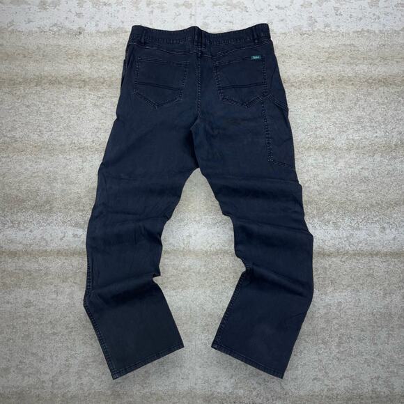 Vintage Woolrich Carpenter Pants Jet Black Canvas Relaxed Fit Y2K